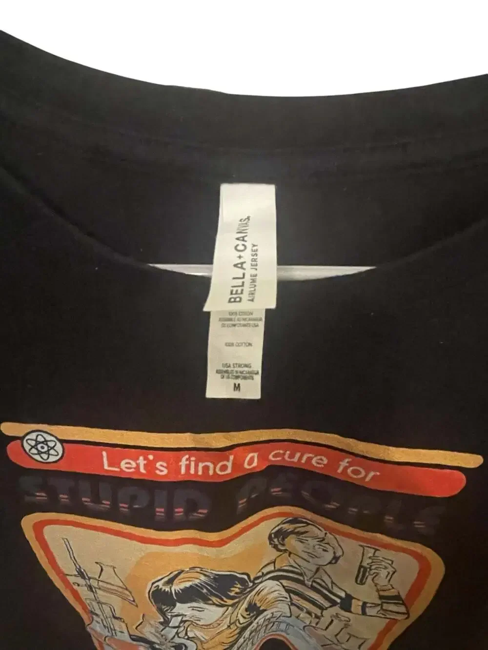 Steven Rhodes Let's Find A Cure For Stupid People Graphic T-Shirt